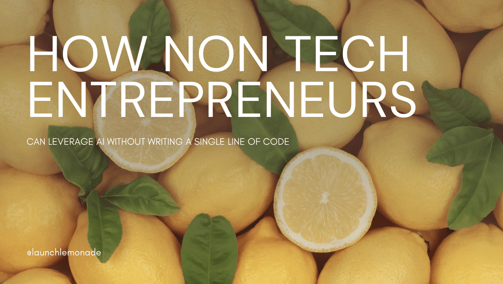 How Non Tech Entrepreneurs Leverage AI