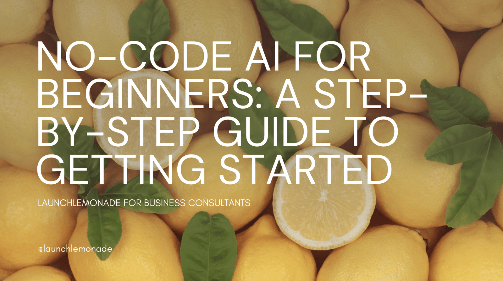 No-code AI for beginners
