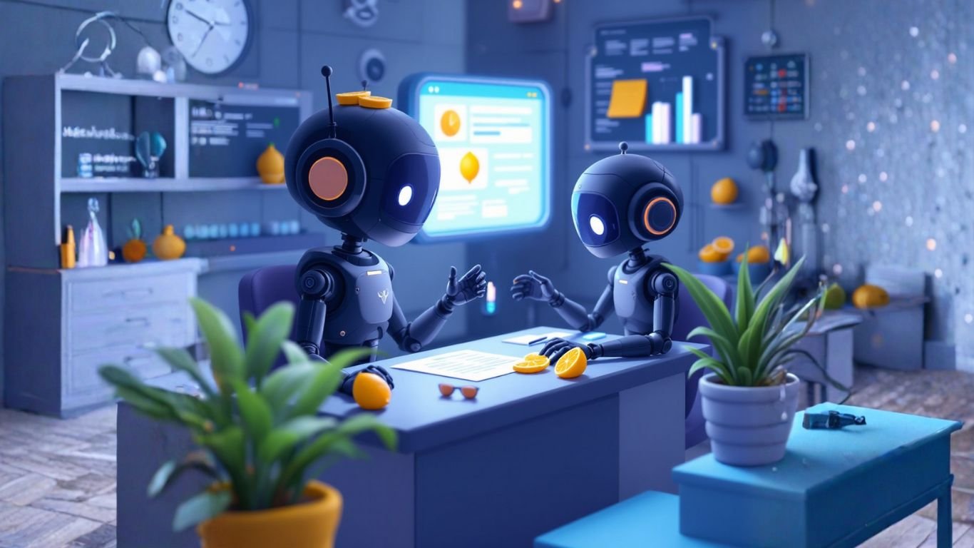 Marketer using a custom AI copy machine to repurpose client content, transforming existing materials into fresh, on-brand copy for multiple platforms