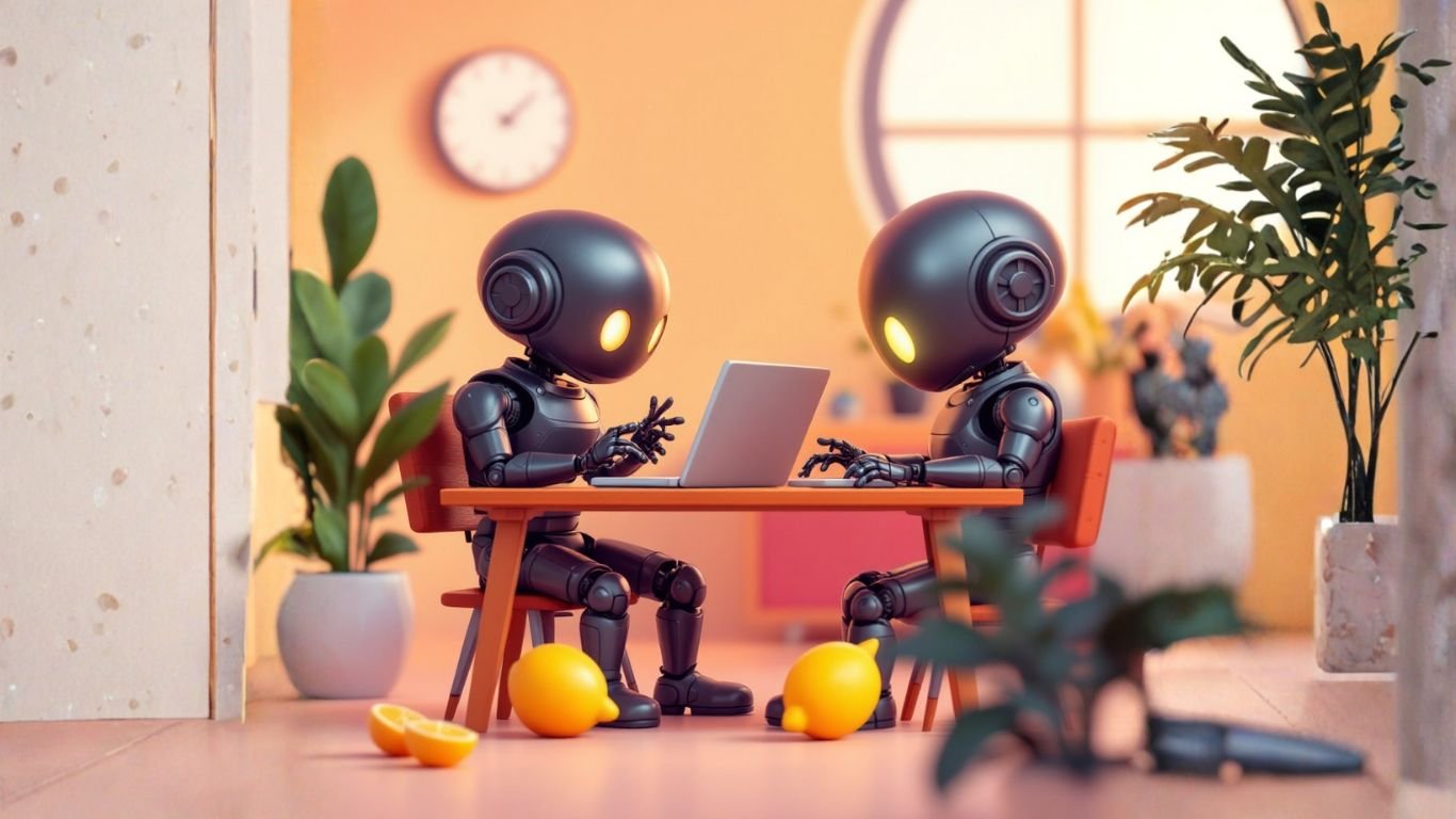 Agency team using AI agents to manage client feedback loops, streamlining communication, automating revisions, and improving project efficiency