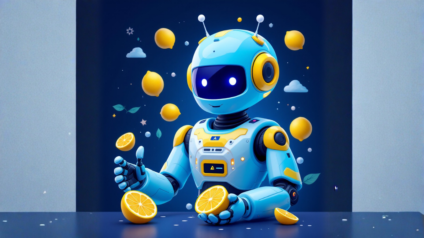 Single AI robot assisting a client, illustrating how to transform daily habits into an AI routine that automates tasks and boosts productivity without coding